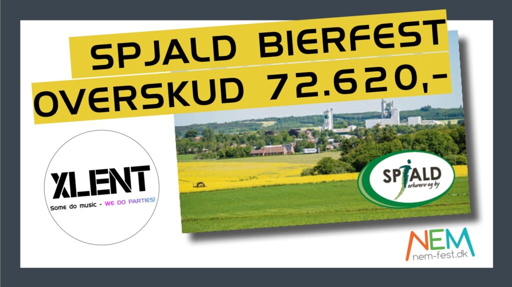 Bierfest i Spjald blev en bragende succes – 72.620 kr i overskud til foreningskassen!